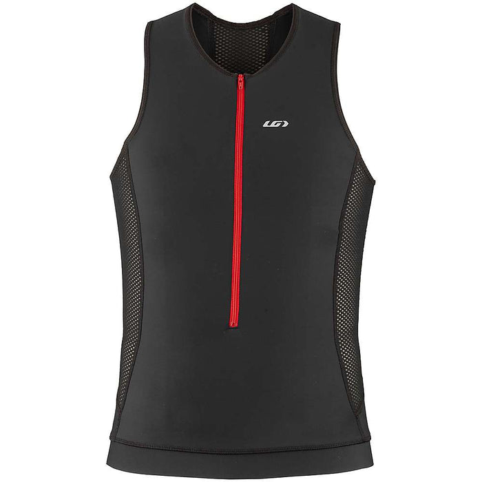 Louis Garneau Men's Sprint Tri Top - Black/Red