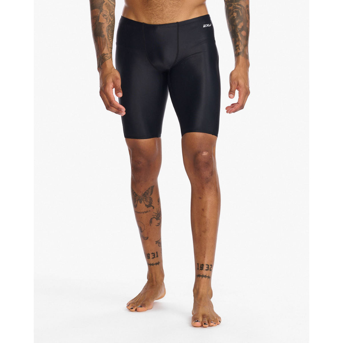Men's Durafast Elite Solid Brief Swimsuit-Black — Playtri