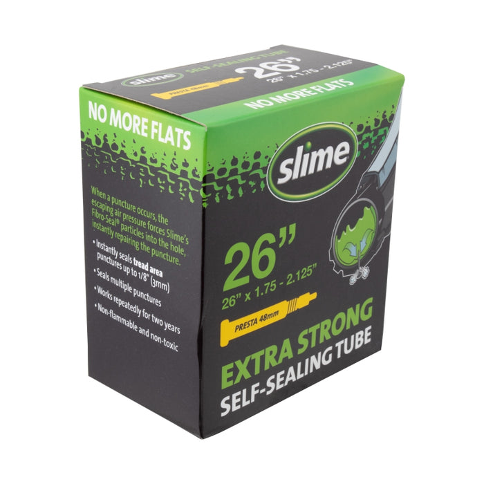 Slime Presta Valve Self Sealing Inner Tube 26x1.75-2.125 48mm