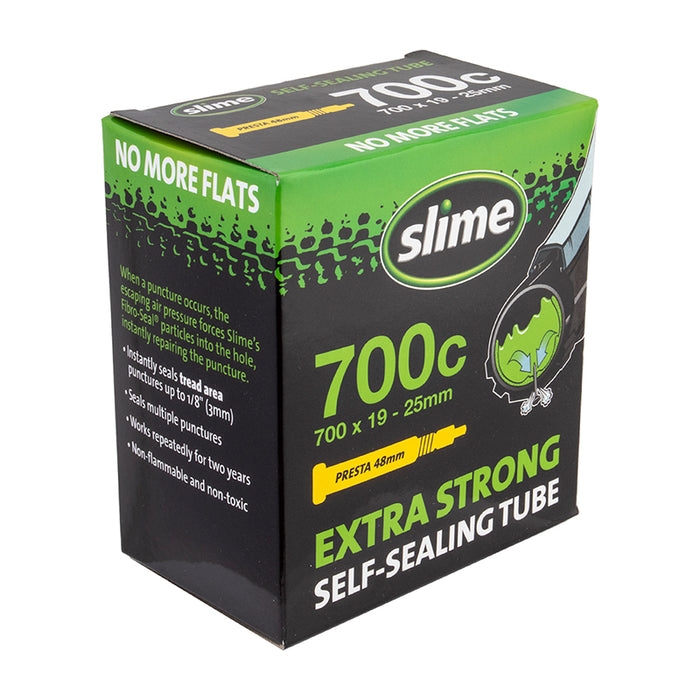Slime Presta Valve Self Sealing Inner Tube 700x19-25 48mm
