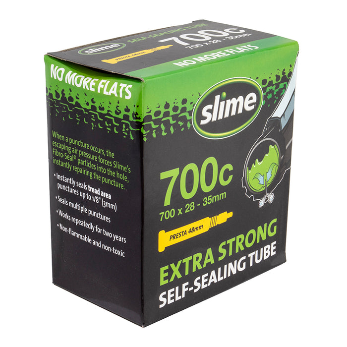 Slime Presta Valve Self Sealing Inner Tube 700x28-35 48mm