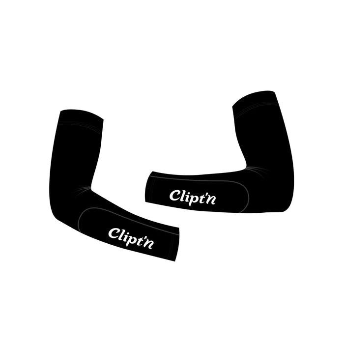 Clipt'n Women's Unite Arm Warmers Black/Grey Logo