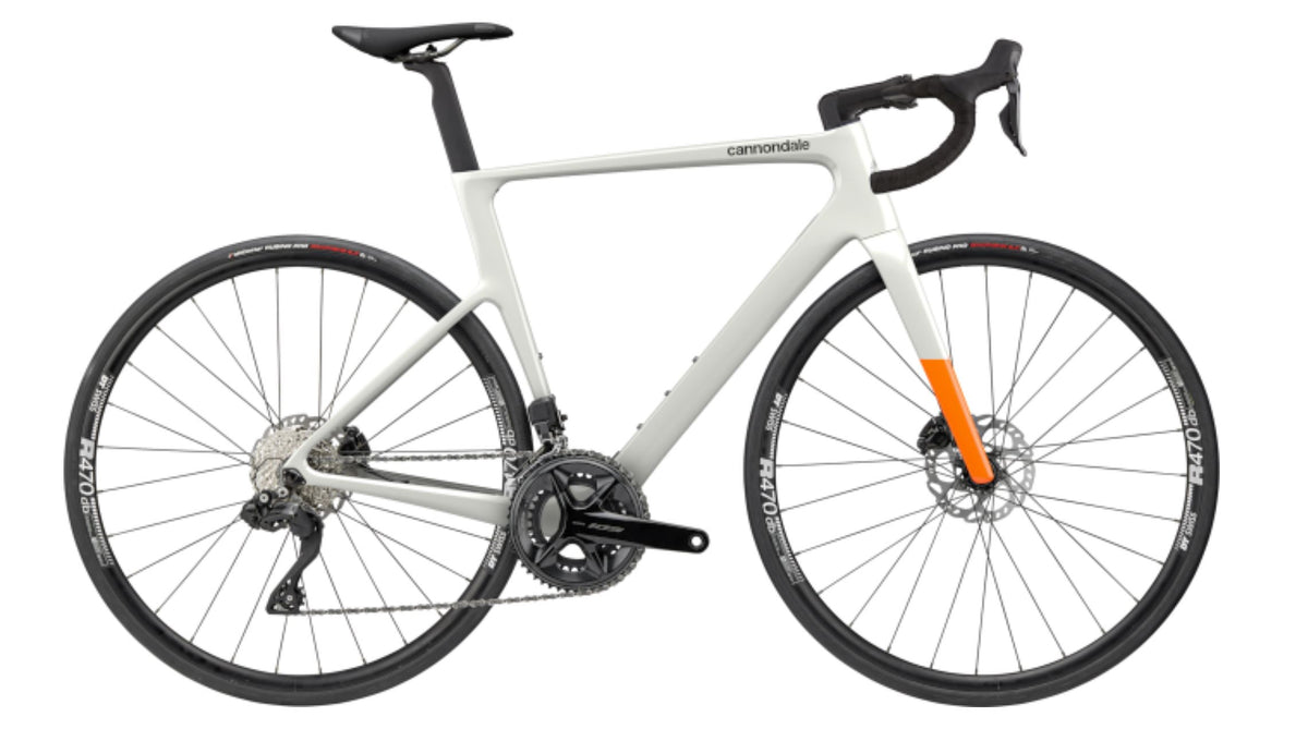 Cannondale Supersix Evo Carbon 3 Shimano 105 Di2 12 Speed Chalk