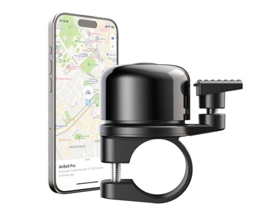 AirBell Pro Bicycle Bell with Integrated Tracker for Apple