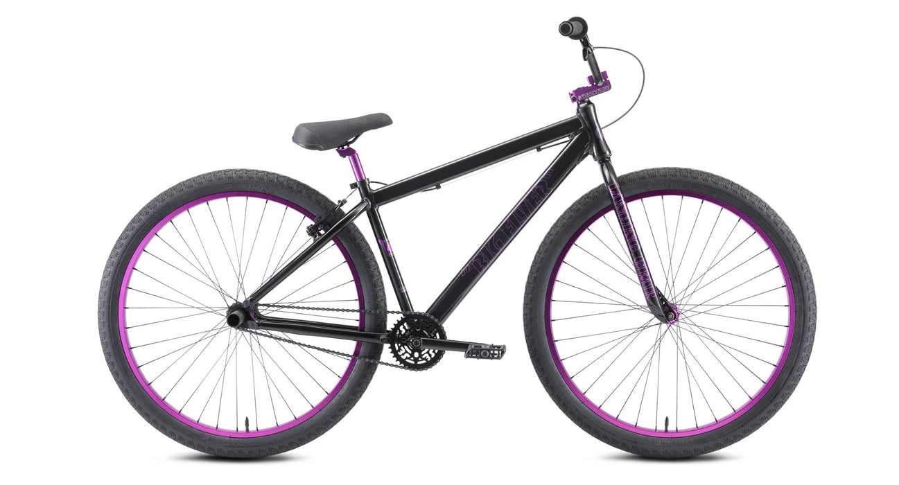 SE Bikes Big Flyer 29"  Stealth Mode Black / Purple Ano