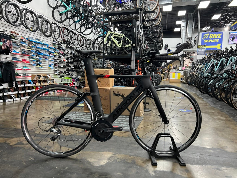 Argon 18 E-117 Tri SRAM Force 22 - Black/Black 2023