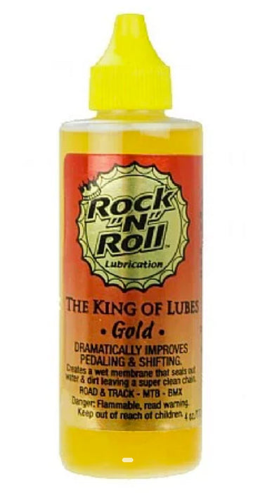 Rock N Roll Chain Lube Gold 4oz.