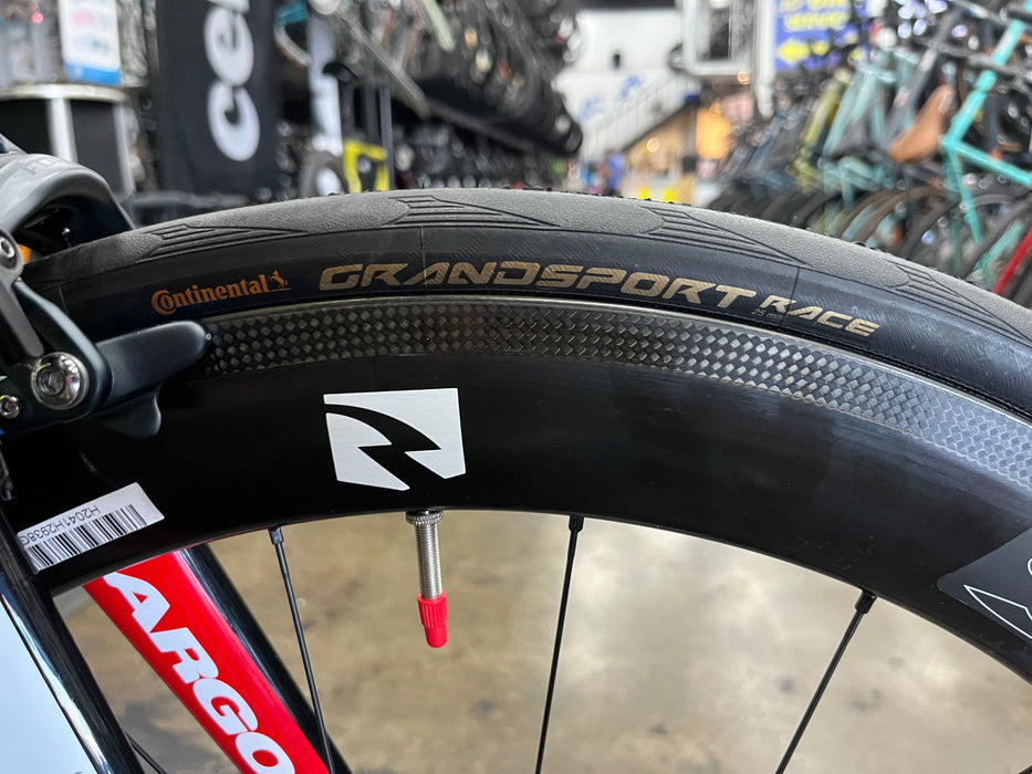 Argon 18 Gallium Pro Rim SRAM Force AXS - Reynolds AR58 Wheelset - Black/White 2019 DEMO