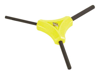 Pedro's Y Hex Wrench Including 2, 2.5, 3mm Sizes, Yellow