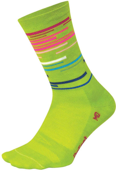 Defeet Wooleator Comp 6" Limelight Socks