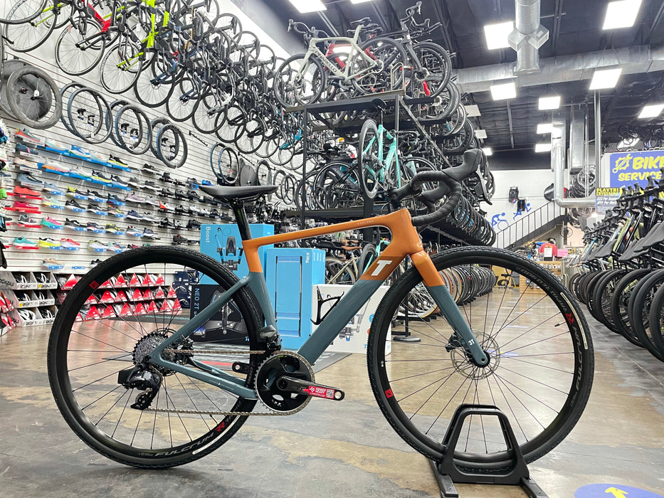 3T Exploro RaceMax SRAM Force AXS 2X - Grey/Orange 2022