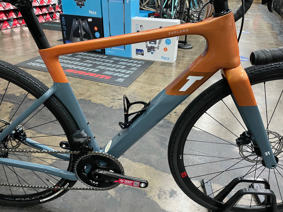 3T Exploro RaceMax SRAM Force AXS 2X - Grey/Orange 2022