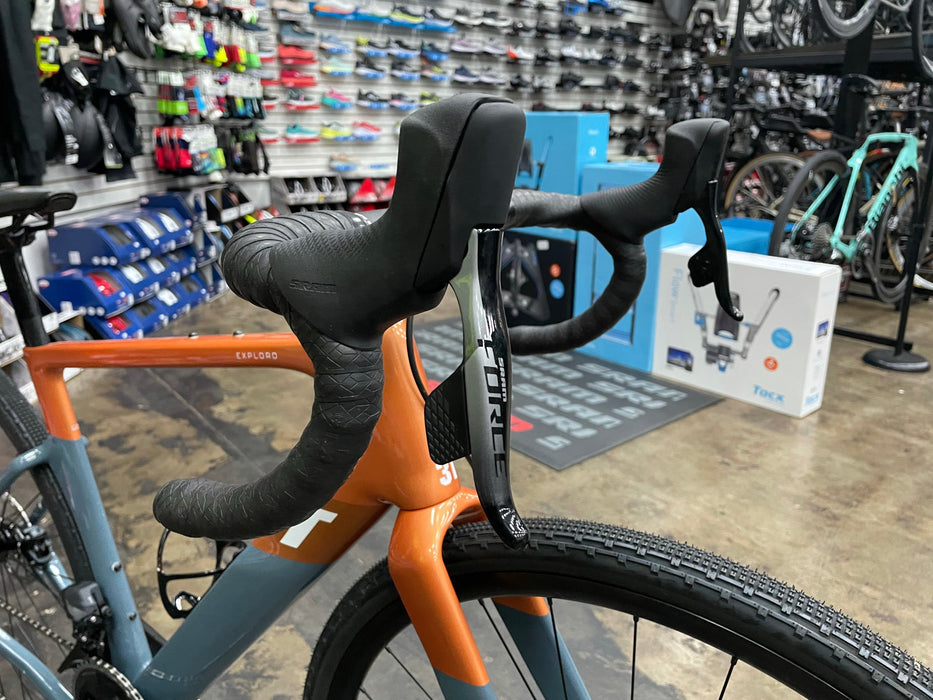 3T Exploro RaceMax SRAM Force AXS 2X - Grey/Orange 2022