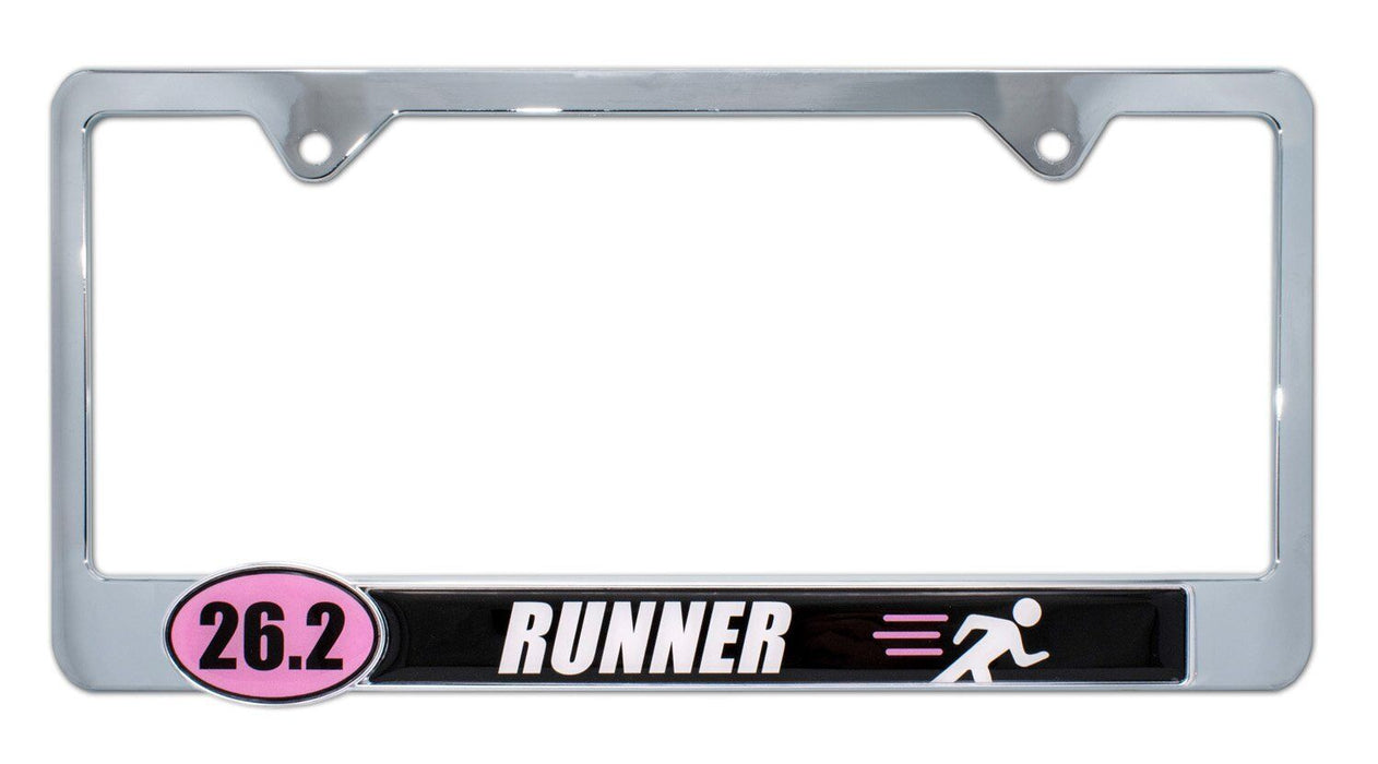 26.2 Runner 3D License Plate Frame by Elektroplate