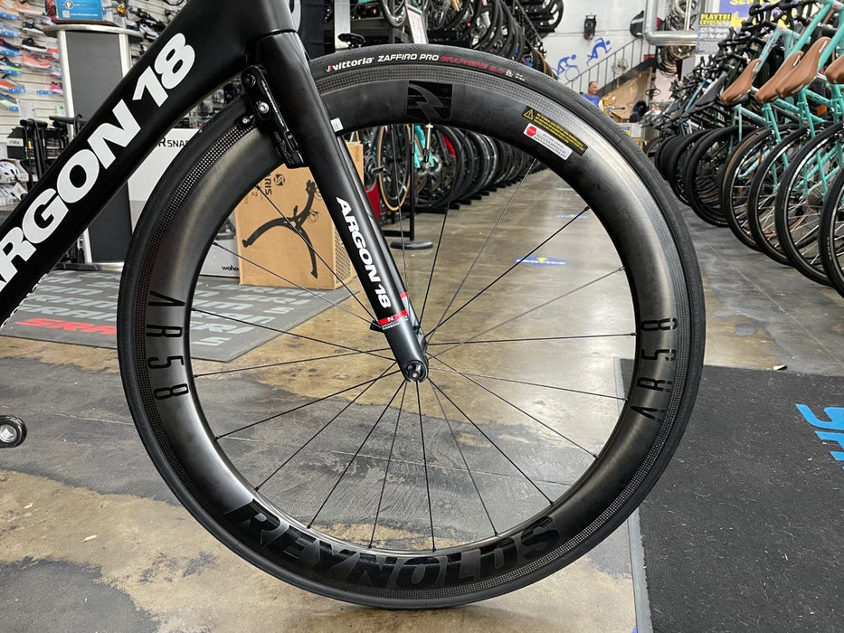 Argon 18 Nitrogen Pro Rim SRAM Red AXS - Reynolds AR58 Wheelset - Black 2022