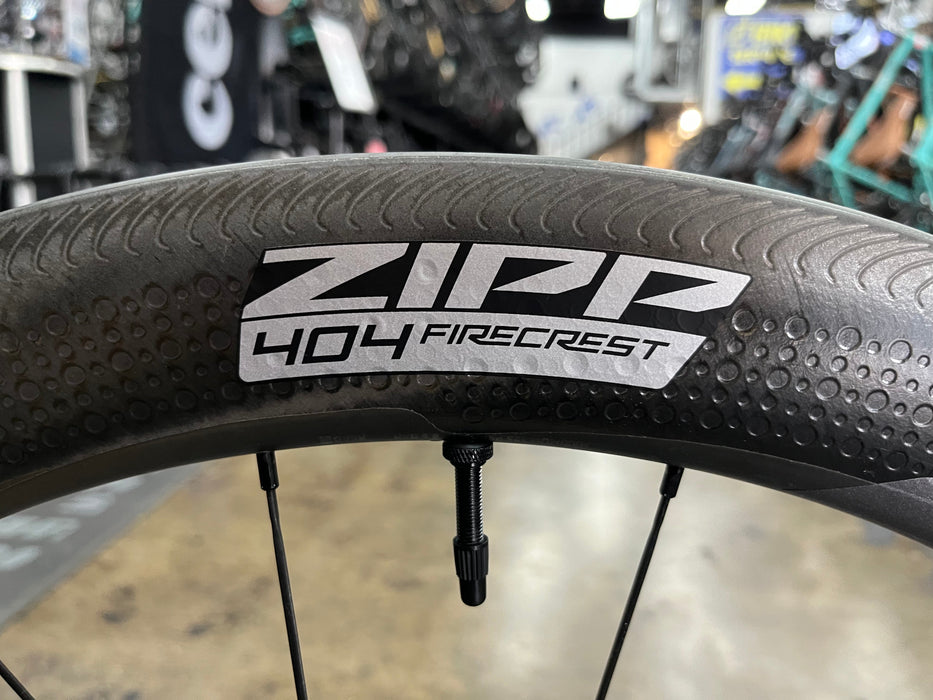 Zipp 404 Firecrest Tubeless Rim Brake Carbon Wheels