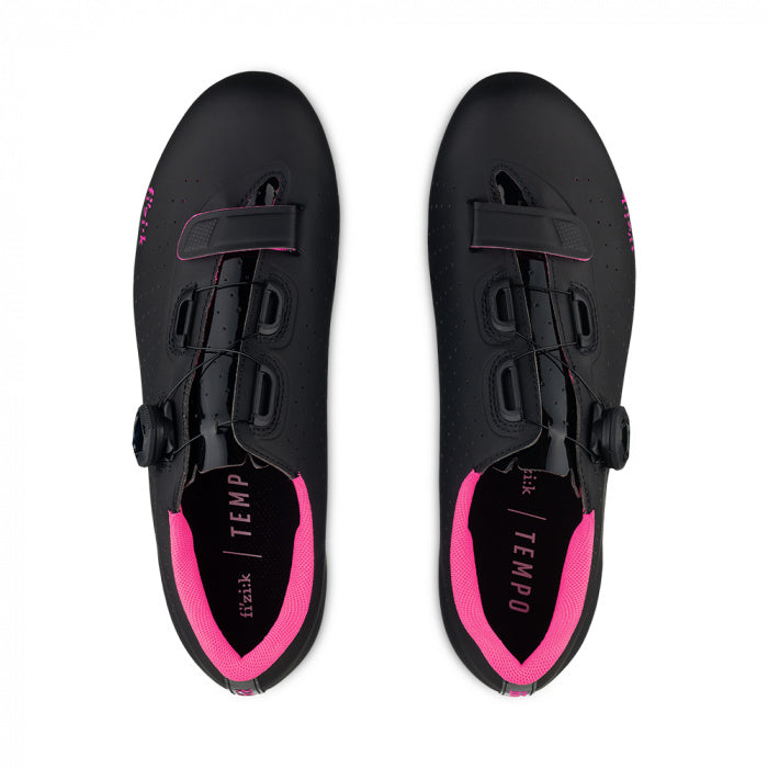 Fizik Women's Tempo Overcurve R5 Cycling Shoes (TPR5OCMI1) Black/Pink Fluo
