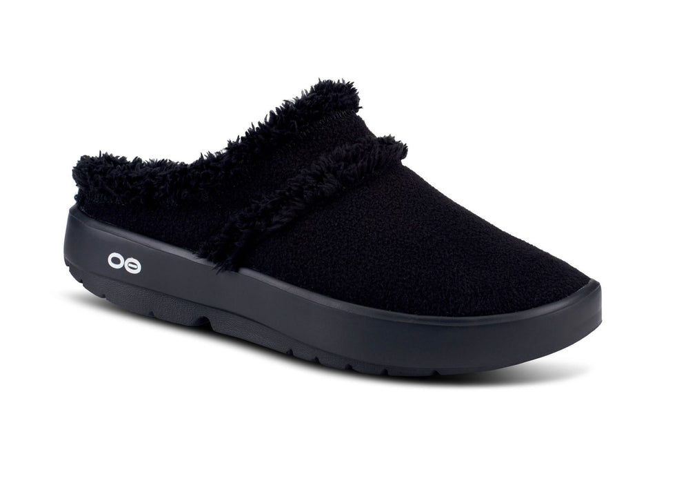 Oofos Women's OOCoozie Mule Shoe Black